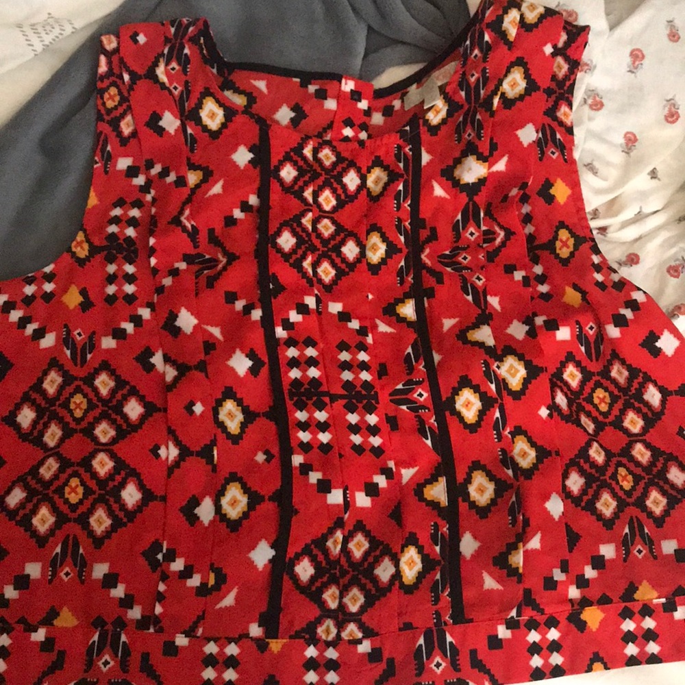 GB blouse with buttons down the back